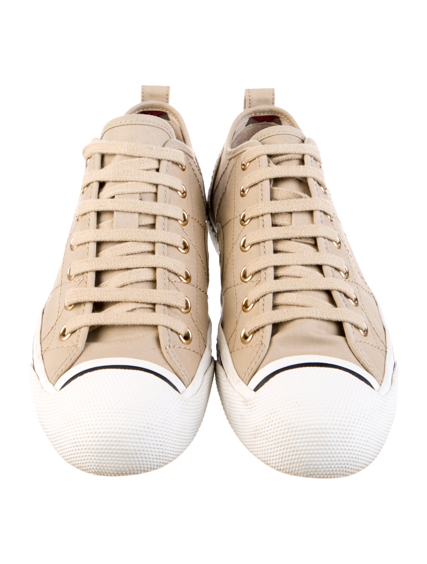 Burberry Canvas Printed Sneakers